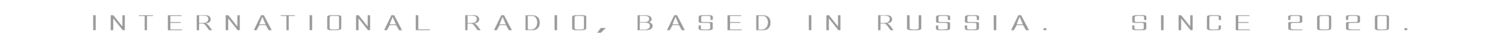 International radio, based in Russia. International radio, based in Russia.